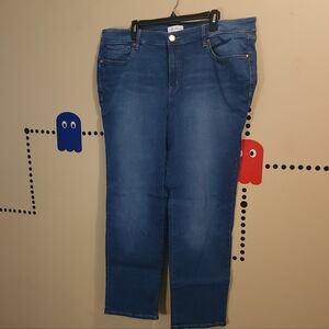 Lane Bryant Blue Ankle Jeans Stretch Denim Plus Size 22